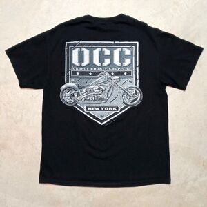 Vintage Orange County Choppers New York Y2K OCC Motorcycle T-shirt - Size Large